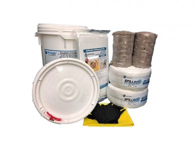 Spilltration® Emergency BuckKit Spill Kit in 6.5 Gallon Bucket: SPL042