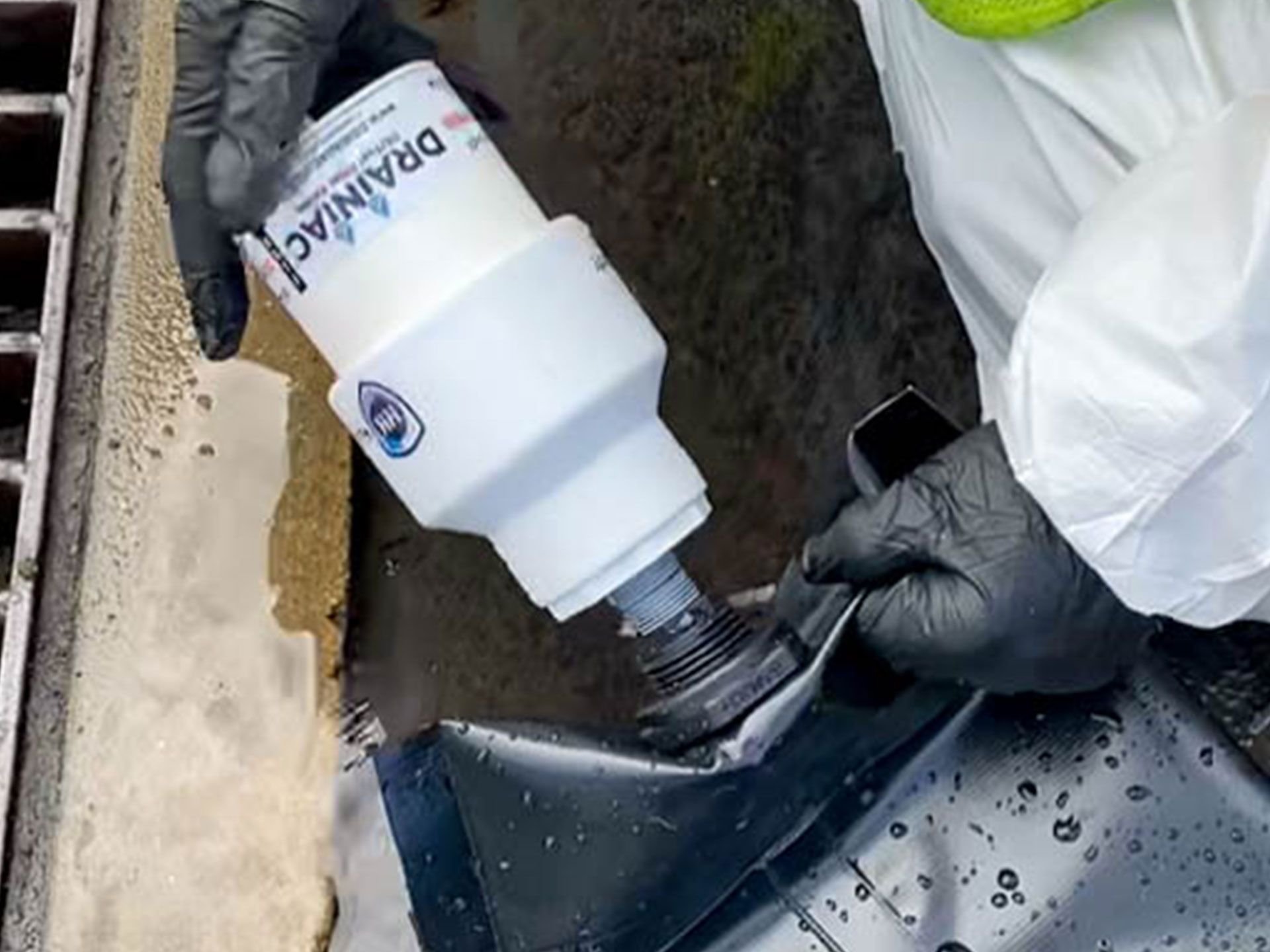 Spill Berm Oil Water Separator