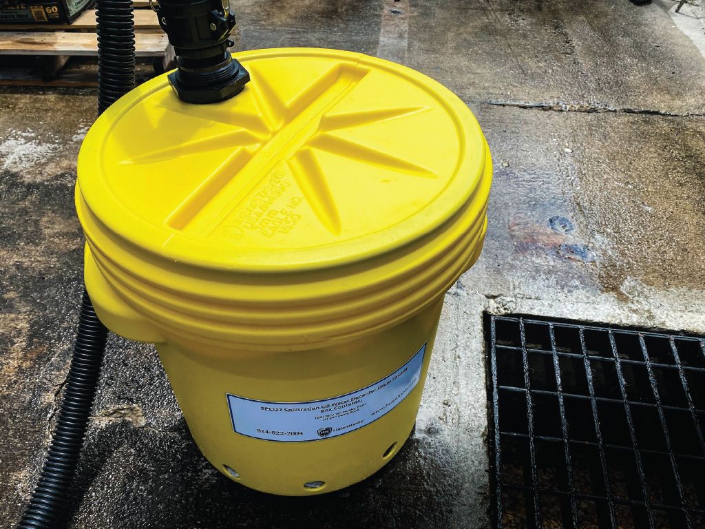 Spilltration Oil-Water Decanter for bilge pumping