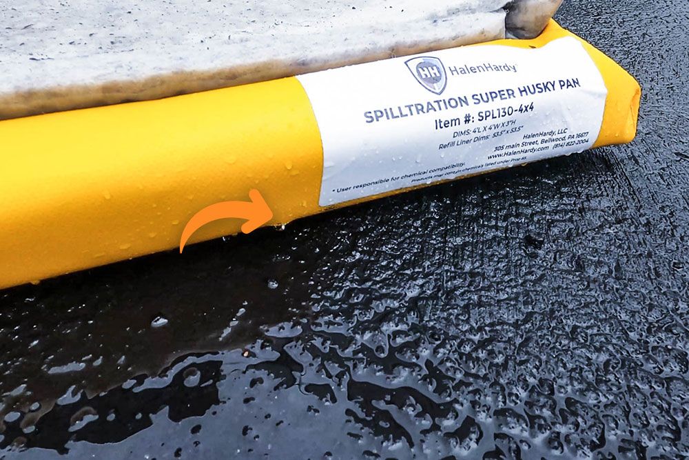 MicroFilter weep holes in the base allow water to drain and not pool