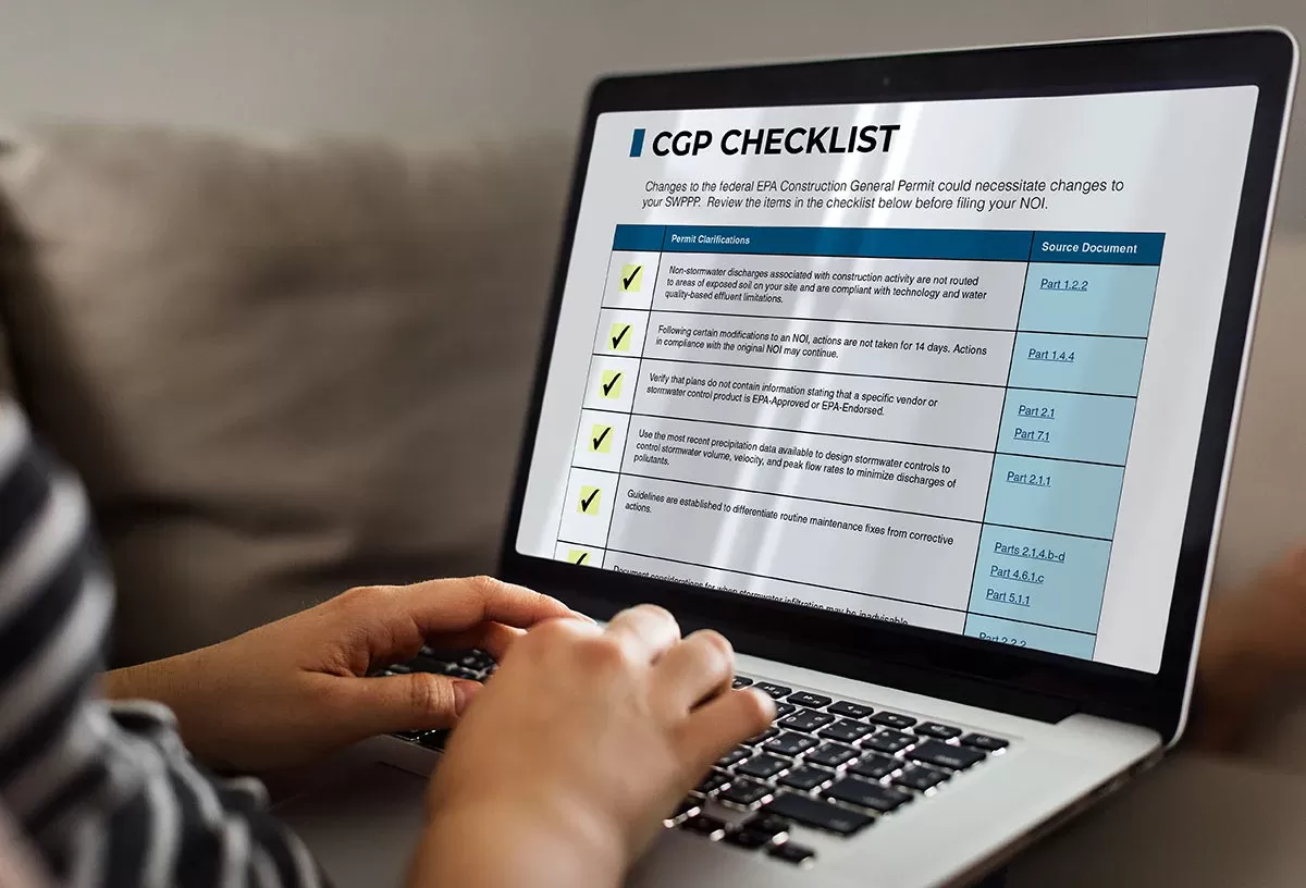 Construction General Permit (CGP) Checklist
