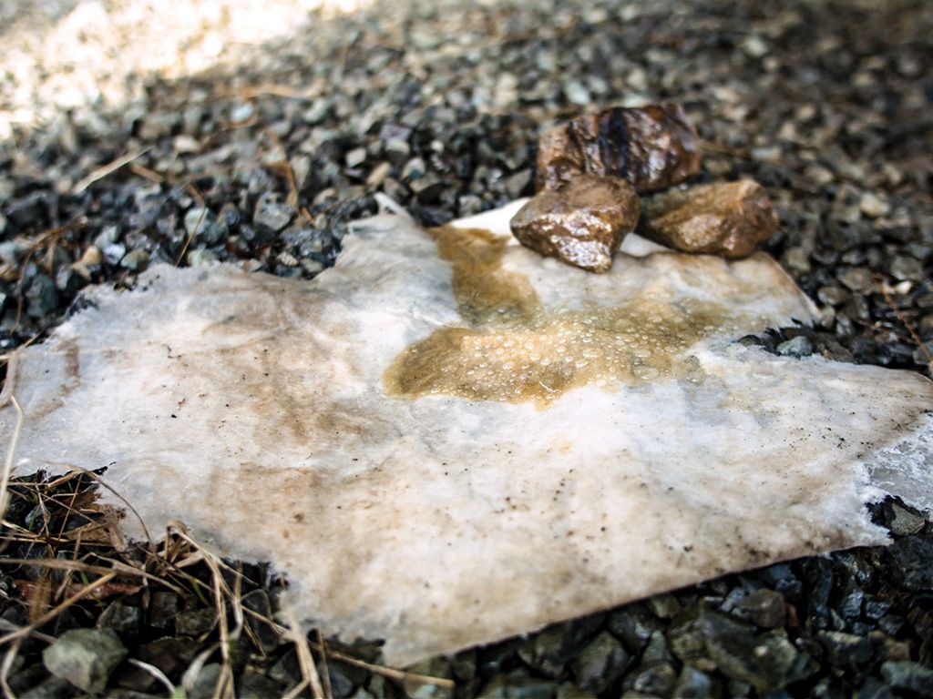 white spill sheets degrade in sunlight