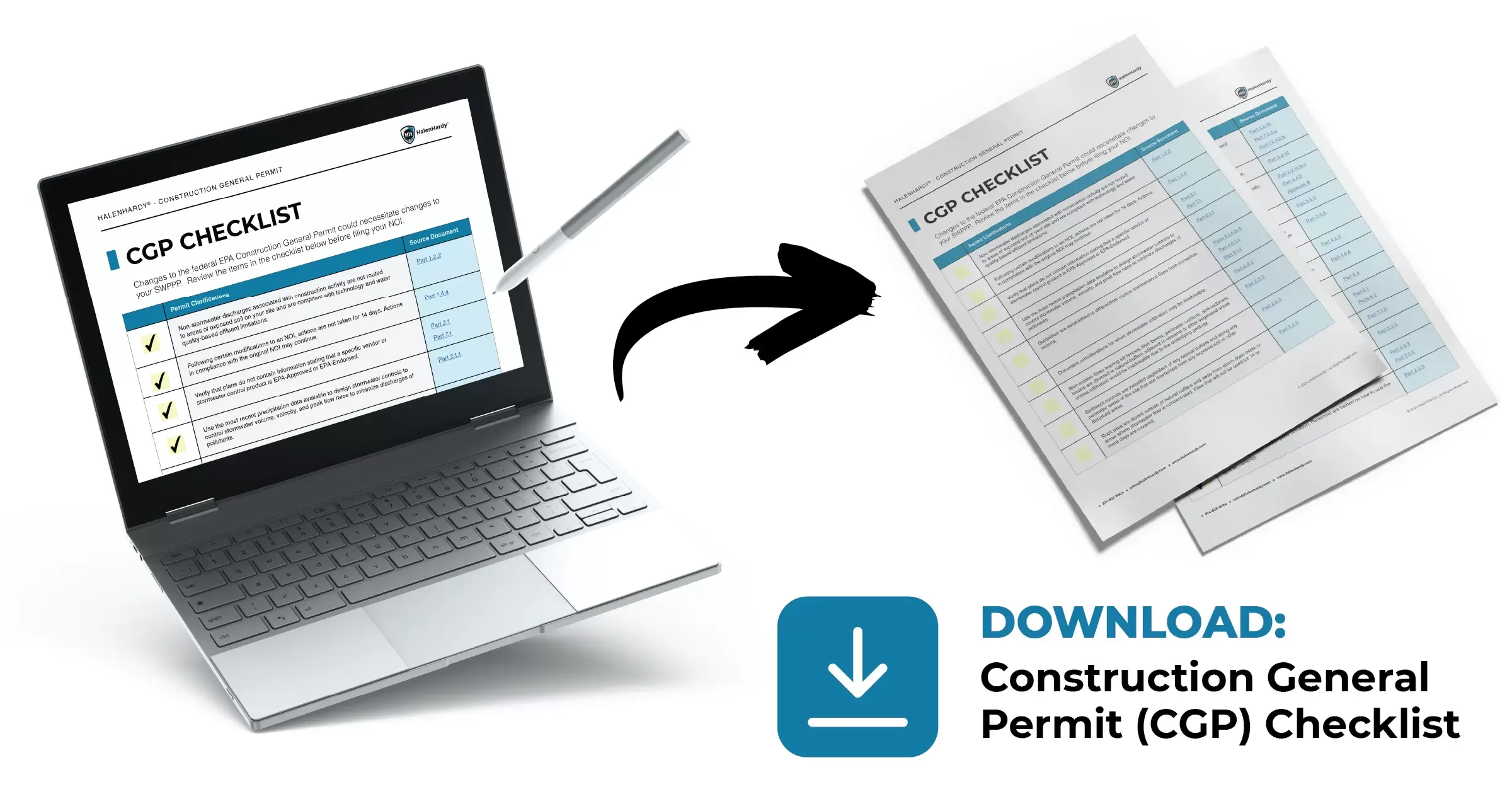 Download Construction General Permit (CGP) Checklist