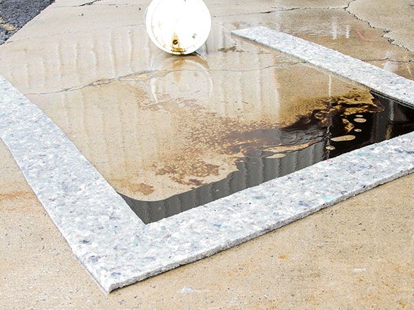 divert spills away from storm drains