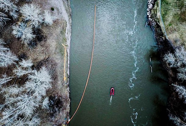 Harbo Boom is Swift Water Tested