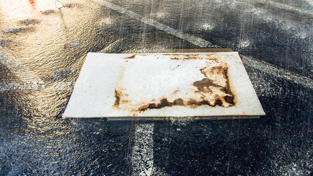 Hydraulic Oil Cleanup