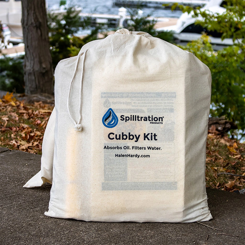 Spilltration® Marine Oil Spill Cubby Kit: SPL038