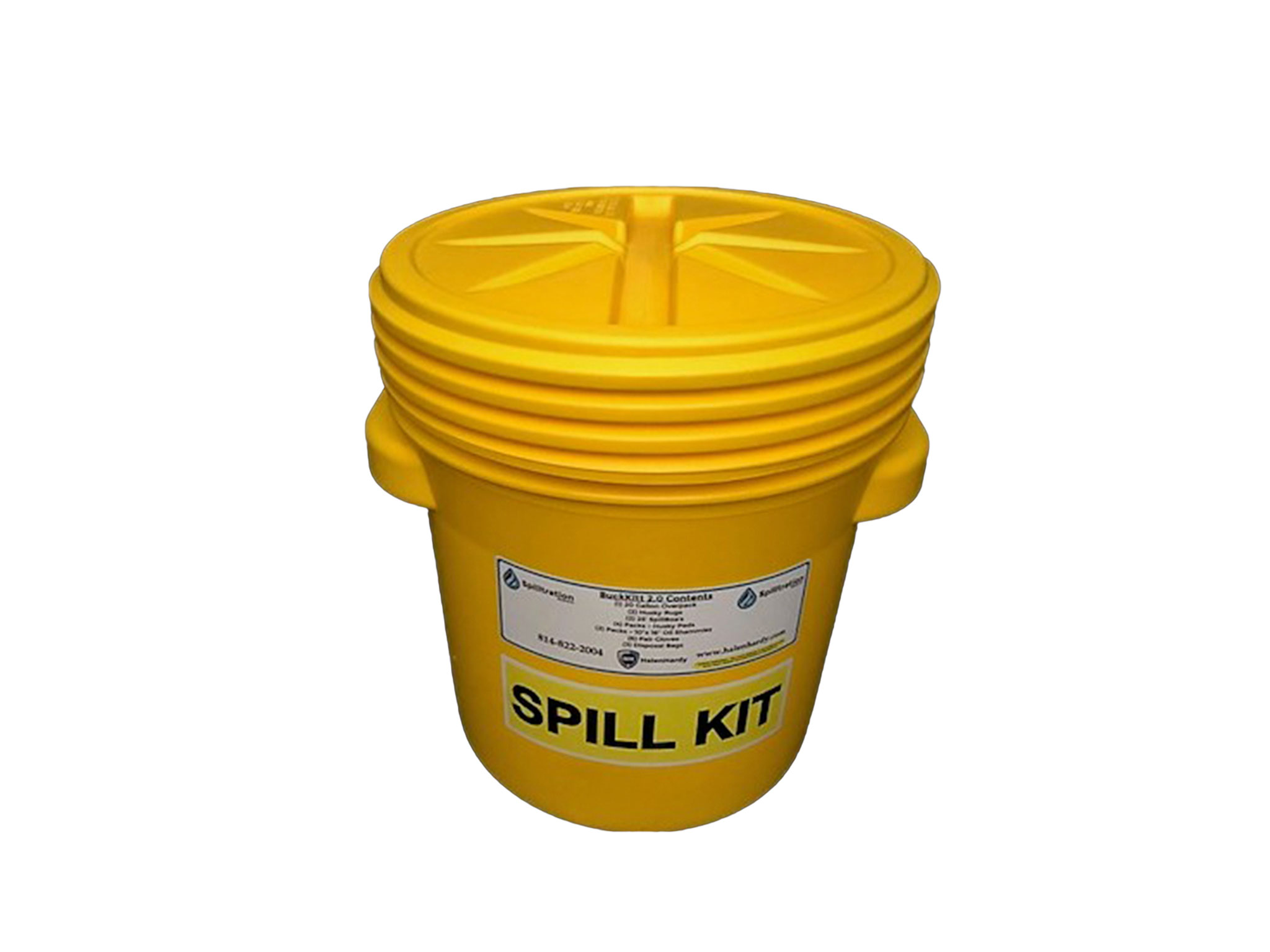 5 Gallon Bucket,Plastic,Yellow 3 Pack