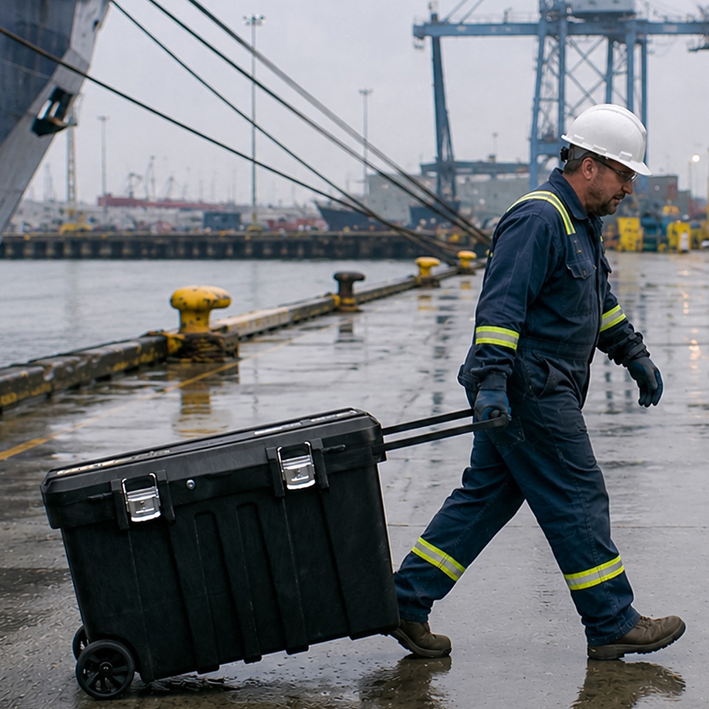 Wheeled Portable Marine Spill Kit