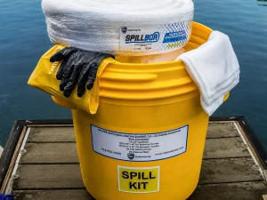 Spilltration® Marine BuckKit Spill Kit in 20 Gallon Overpack: SPL089