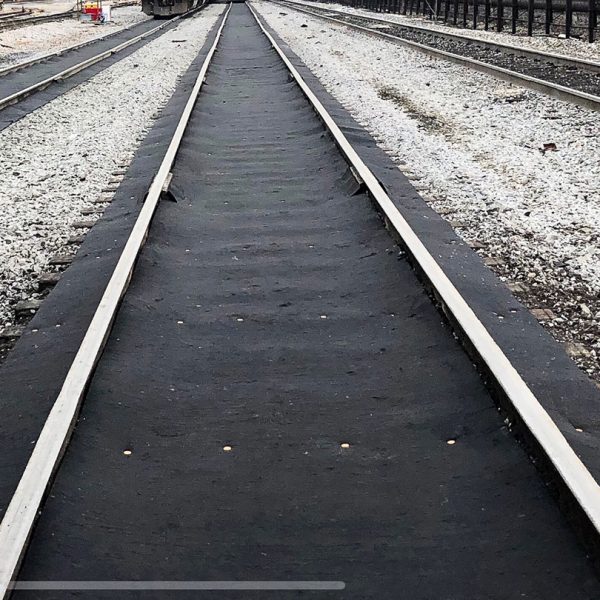 Railroad Track Oil Absorbent Mat Filters Rain Water Durable UV Resistant