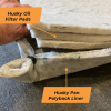 Super Husky PolyBack Pan Replacement Liner & Pads