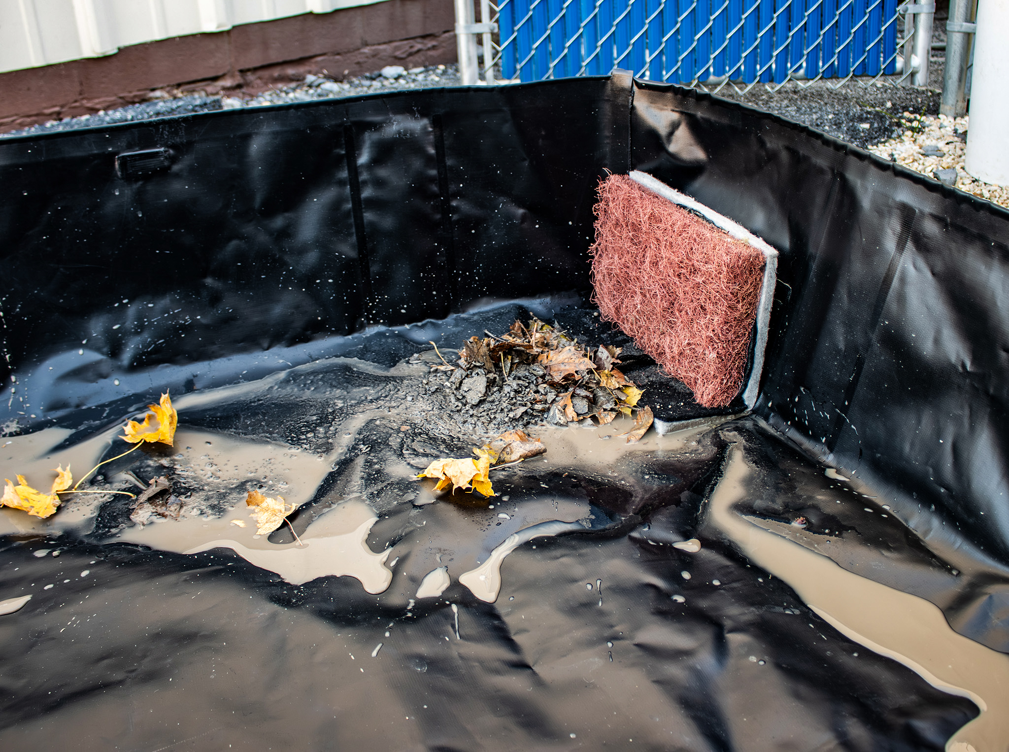 Drive-In HardyBerm with Pre-Filter System and Drainiac