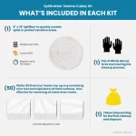 Spilltration® Marine Oil Spill Cubby Kit: SPL038 contents