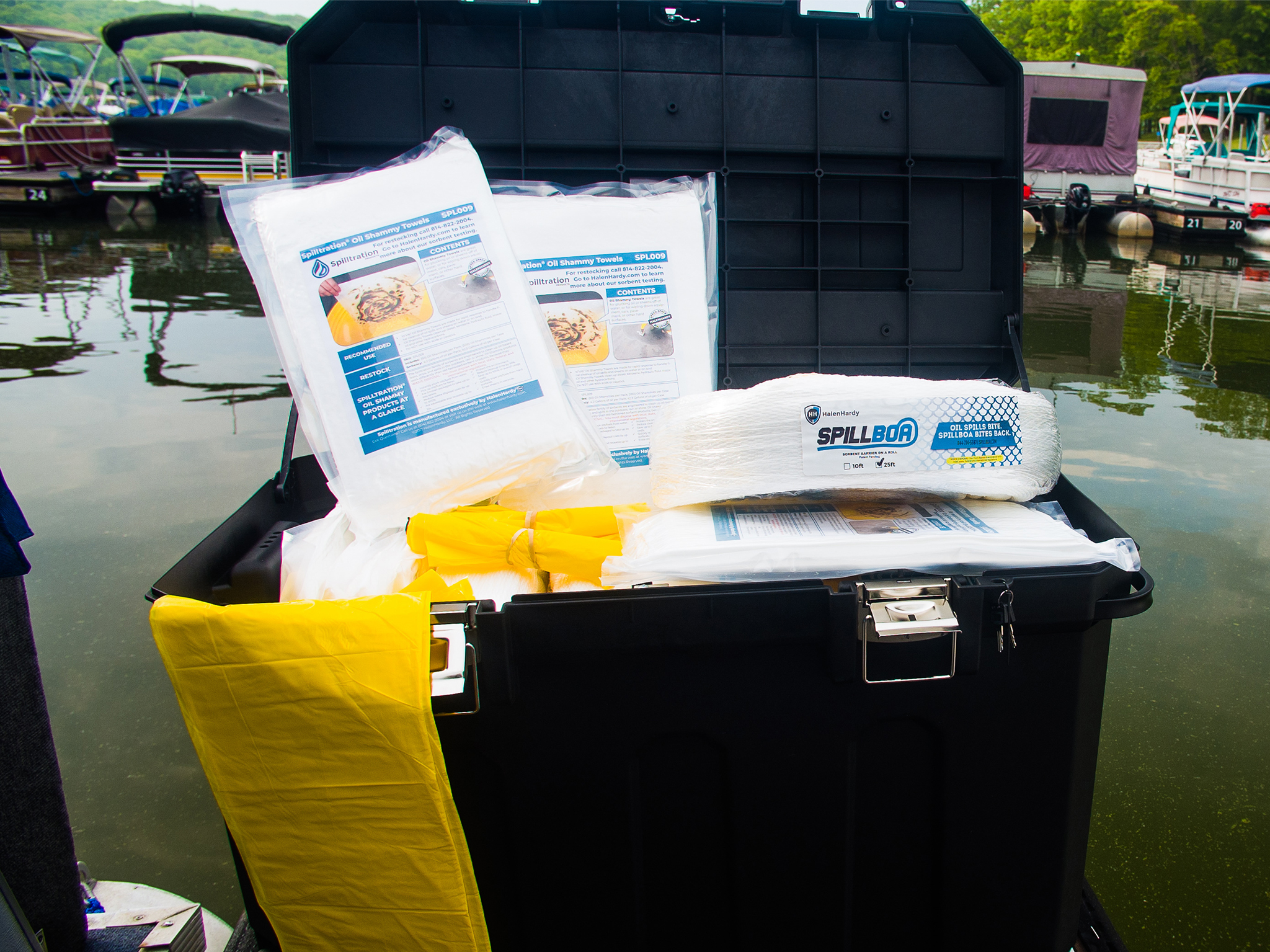 Spilltration® Marine SpillStorm Oil Spill Kit SPL066 HalenHardy