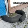 Two 8" x 4' socks filter heavy metal contaminated roof runoff (SPL067)