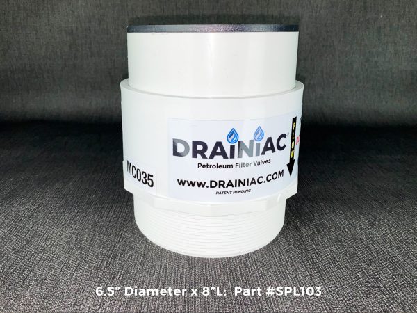 Drainiac Oil Filter Valve for Secondary Containment dewatering oil stop valve 2