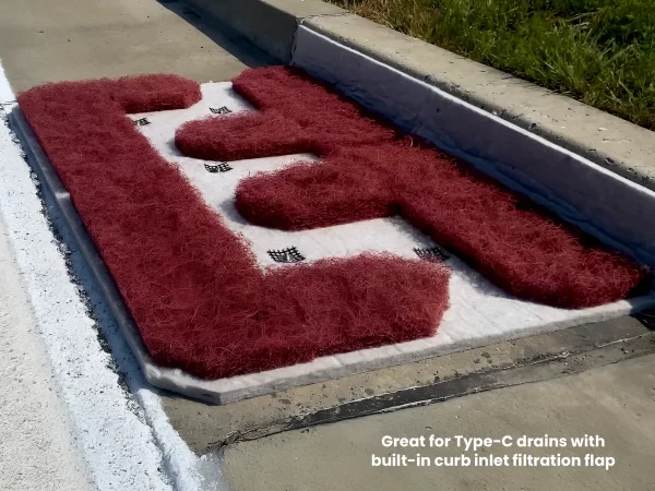 Grizzly Storm Drain Filter Mat - Great for Type-C drains