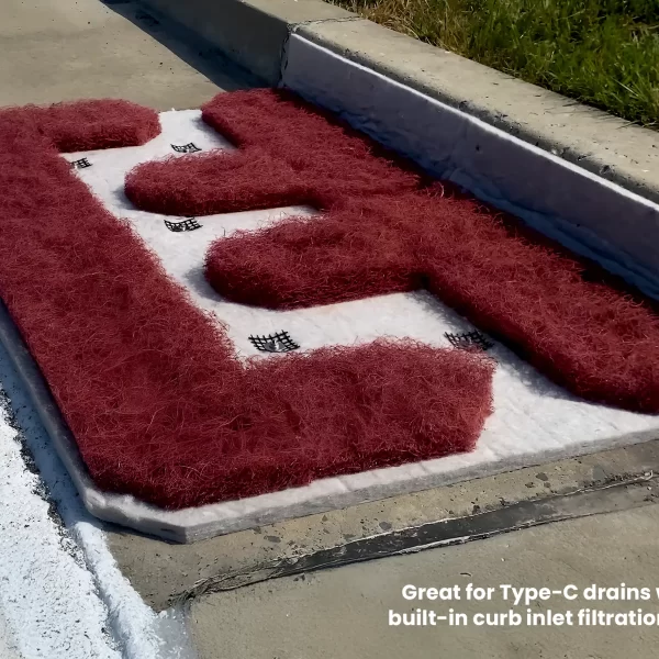 Grizzly Storm Drain Filter Mat - Great for Type-C drains