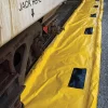 Plastic Pellet Portable Containment Berm for Trains
