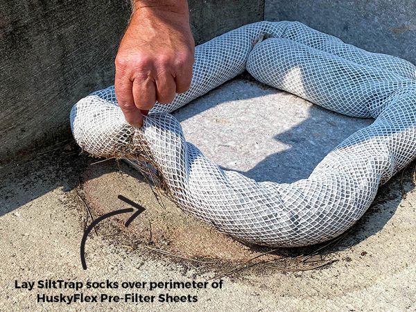 silt trap sock