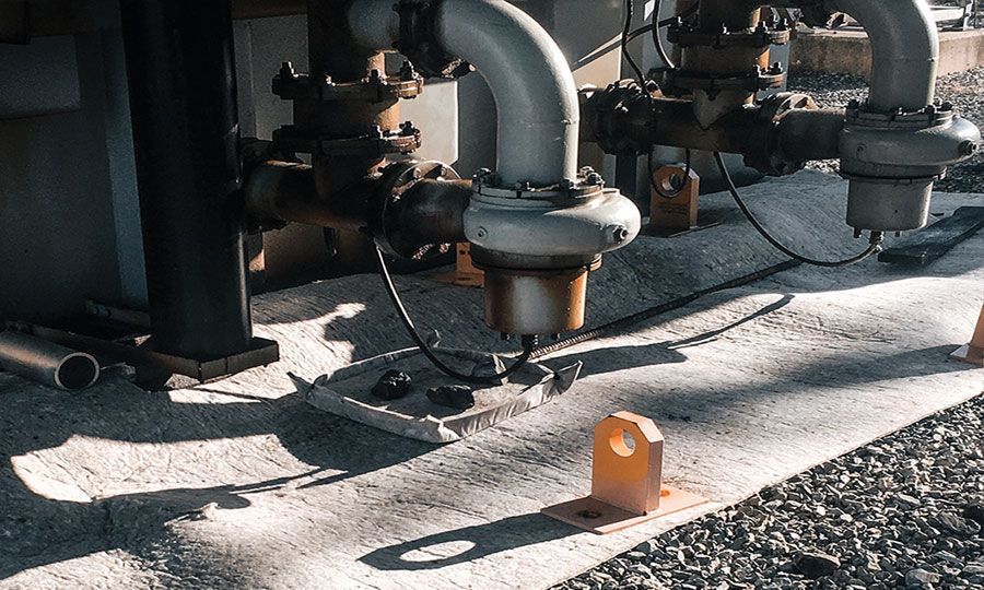 Control Substation Oil Leak with Husky Pan
