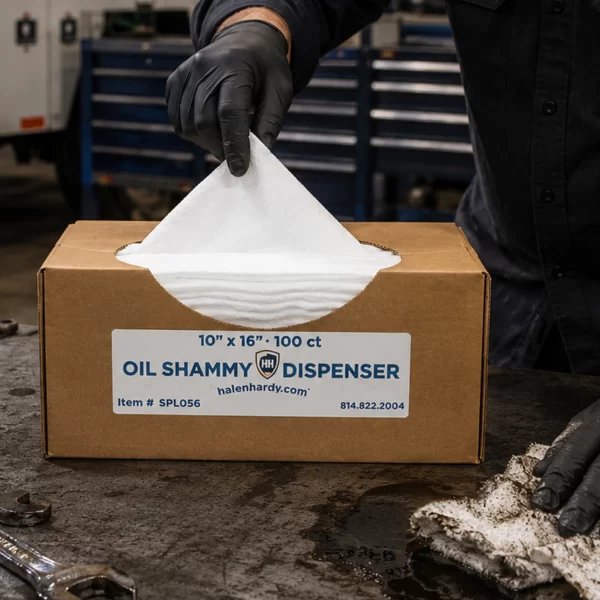 Spilltration® Oil Shammy Towel in Dispenser Box: SPL056