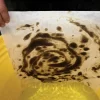 remove sheen from water with oil shammy towels