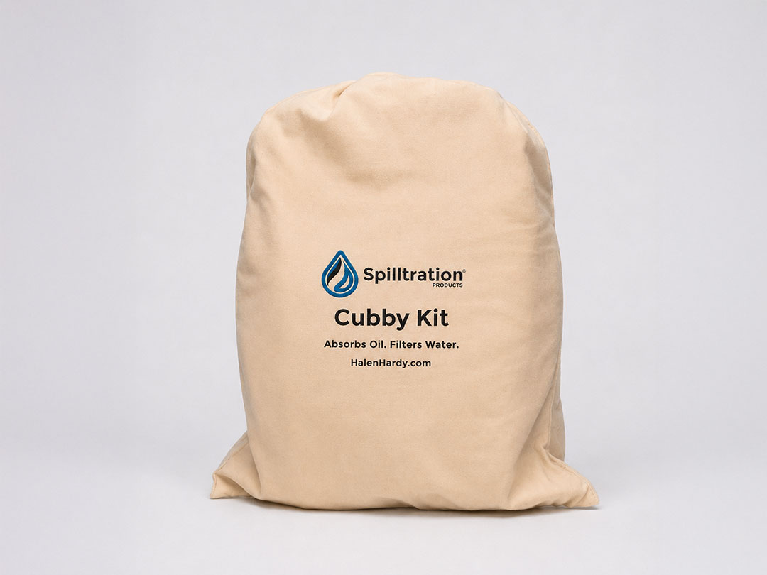 Spilltration® Marine Oil Spill Cubby Kit for boats