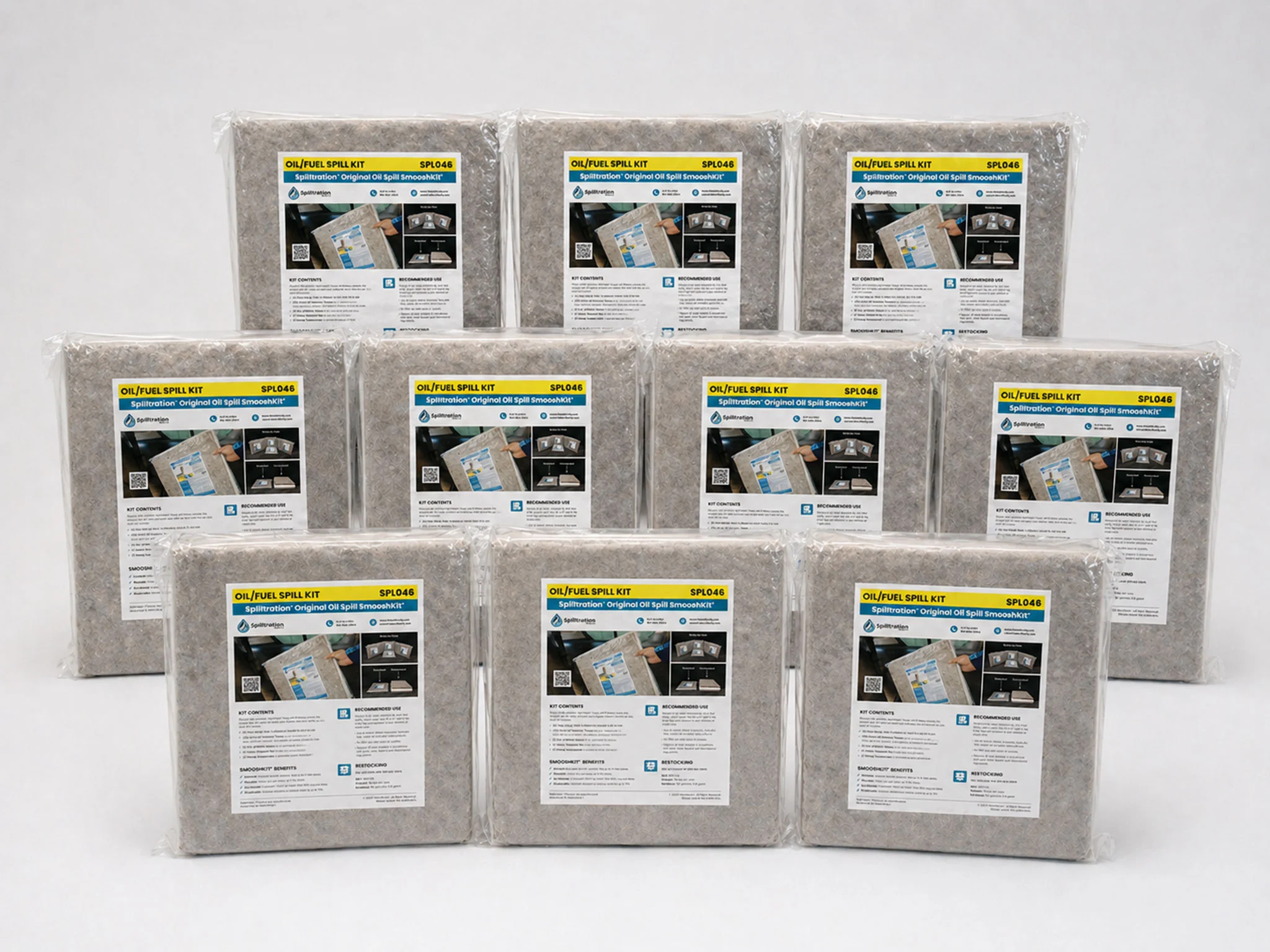 Spilltration® Original Oil Spill SmooshKit®: SPL046 - 10 kits per case