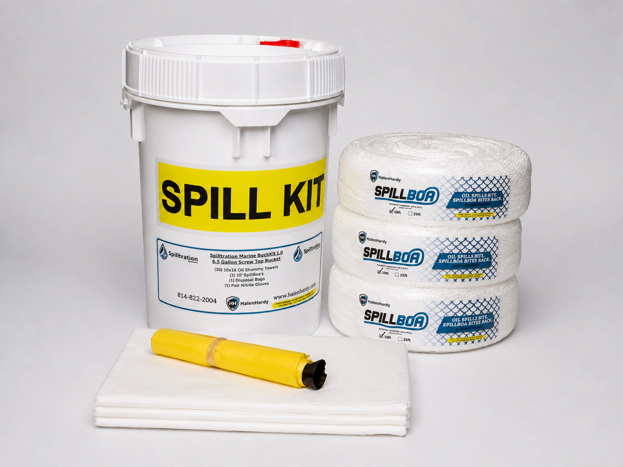 spilltration marine spill bucket contents