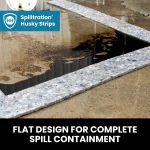 husky strips to contain spills